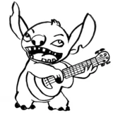 dessin éléphant ukulélé Nathalie Chanrion