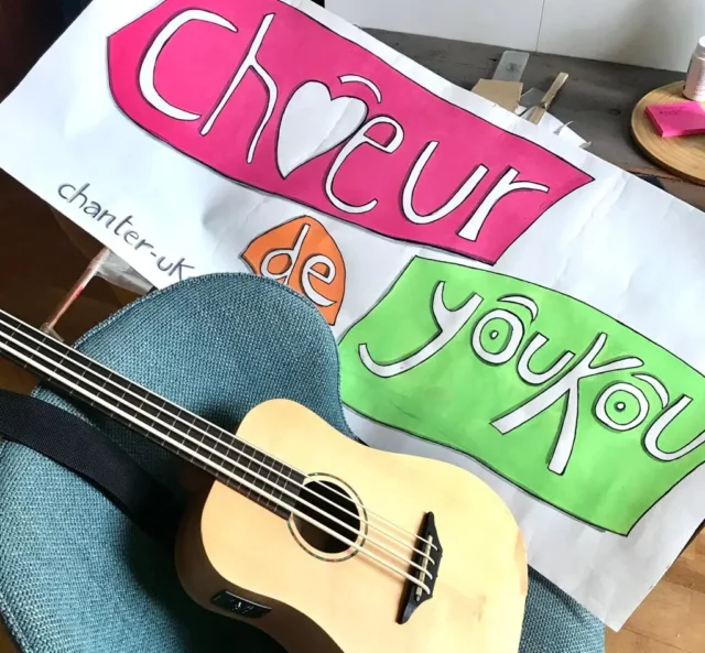 Photo d'un ukulélé du groupe choeur de Youkou